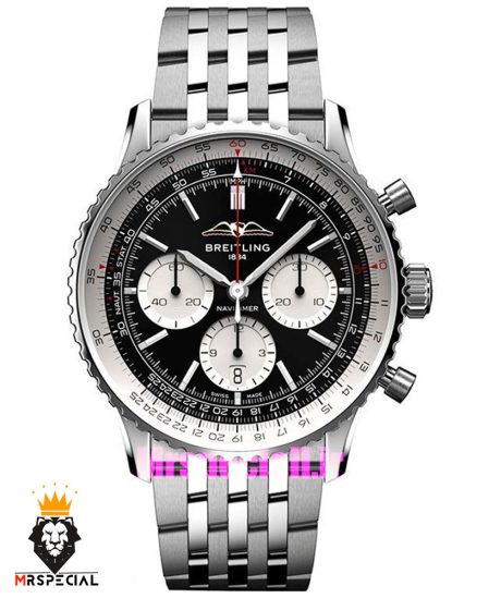 ساعت مچی مردانه برایتلینگ بند استیل کرنوگراف Breitling Navitimer 01223