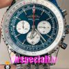 ساعت برایتلینگ مدل نوی تایمر مردانه بند استیل کرنوگراف صفحه ابی Breitling Navitimer 020816