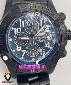 ساعت برایتلینگ مردانه مشکی کرنوگراف صفحه مشکی BREITLING 021057 