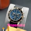 ساعت برایتلینگ مردانه کرنوگراف بند رابر مشکی قاب رزگلد صفحه ابی Breitling Super Ocean 020960