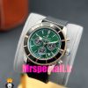 ساعت برایتلینگ مردانه کرنوگراف بند رابر مشکی قاب رزگلد صفحه سبز Breitling Super Ocean 020959