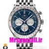 ساعت برایتلینگ مدل نوی تایمر مردانه بند استیل کرنوگراف صفحه ابی Breitling Navitimer 020816