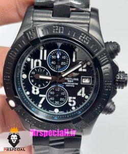 ساعت برایتلینگ مردانه مشکی کرنوگراف صفحه مشکی BREITLING 021057 