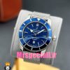 ساعت برایتلینگ مردانه اتوماتیک بند استیل حصیری صفحه ابی Breitling Super Ocean 020956