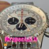 ساعت برایتلینگ مدل نوی تایمر مردانه بند استیل کرنوگراف صفحه سفید Breitling Navitimer 020817