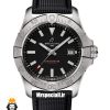 ساعت برایتلینگ مردانه اتوماتیک بند برزنتی مشکی صفحه مشکی Breitling Avenger 021257