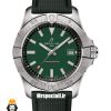 ساعت برایتلینگ مردانه اتوماتیک بند برزنتی سبز صفحه سبز Breitling Avenger 021259