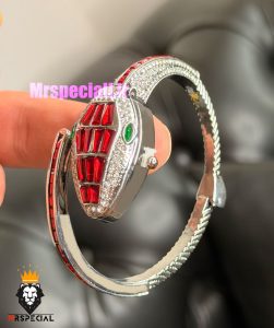 ساعت بولگاری زنانه مدل ماری دستبندی BVLGARI SERPENTI 021685