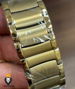 ساعت بولگاری مردانه طلایی کرنوگراف صفحه طلایی BVLGARI 01145