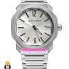 ساعت بولگاری مردانه مدل اکتو کوارتز استیل صفحه سفید BVLGARI Octo 021380