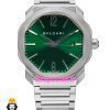 ساعت بولگاری مردانه مدل اکتو کوارتز استیل صفحه سبز BVLGARI Octo 021379