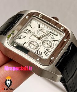ساعت مچی مردانه کارتیه سانتوس کرنوگراف 021520 Cartier Santos100