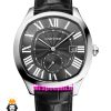 ساعت کارتیه درایو مردانه اتوماتیک بند چرم مشکی صفحه مشکی Cartier Drive de Cartier 021640