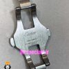 ساعت کارتیه زنانه مدل سانتوس بند چرم قرمز قاب استیل صفحه قرمز 021047 Cartier Santos100
