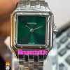 ساعت کارتیه زنانه مدل پنتر استیل صفحه سبز CARTIER PANTHRE 021051