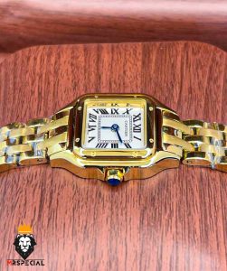 ساعت مچی زنانه کارتیه پنتر طلایی سایز اسمال CARTIER PANTHRE 2532