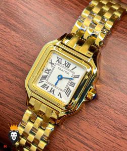 ساعت مچی زنانه کارتیه پنتر طلایی سایز اسمال CARTIER PANTHRE 2532