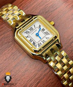 ساعت مچی زنانه کارتیه پنتر طلایی سایز اسمال CARTIER PANTHRE 2532