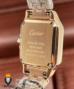 ساعت کارتیه مردانه مدل پنتر رزگلد سایز لارج CARTIER PANTHRE 021662 