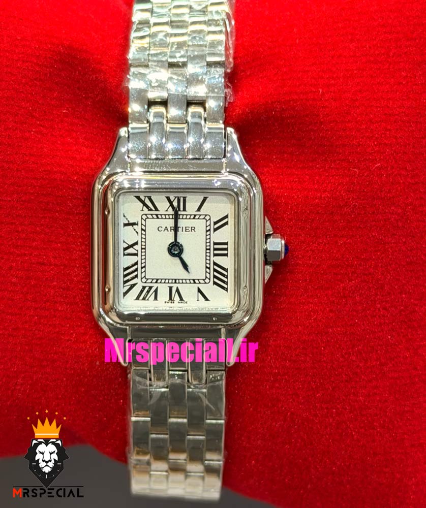 ساعت کارتیه زنانه مدل پنتر استیل سایز اسمال CARTIER PANTHRE 2534