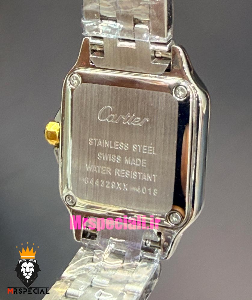 ساعت کارتیه زنانه مدل پنتر استیل دورنگ رزگلد سایز اسمال CARTIER PANTHRE 021600 - تصویر 5
