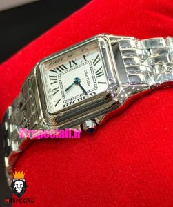 ساعت کارتیه زنانه مدل پنتر استیل سایز مدیوم CARTIER PANTHRE 020549