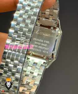 ساعت کارتیه زنانه مدل پنتر استیل سایز مدیوم CARTIER PANTHRE 020549