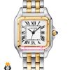 ساعت کارتیه مردانه مدل پنتر استیل دورنگ طلایی سایز لارج CARTIER PANTHRE 021659