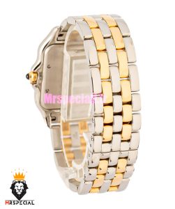 ساعت کارتیه مردانه مدل پنتر دو رنگ رزگلد سایز لارج CARTIER PANTHRE 021661 