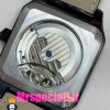 ساعت کارتیه مردانه مدل سانتوس اتوماتیک بند چرم مشکی صفحه اسکلتون CARTIER SANTOS 020943