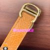 ساعت کارتیه زنانه مدل تانک کیفیت مستر قاب رزگلد بند چرم قهوه ای Cartier Tank 021046