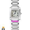 ساعت کارتیه زنانه مدل تانک کوارتز استیل سایز اسمال صفحه سفید Cartier Tank 021329