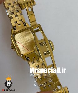 ساعت مچی زنانه کارتیر پنتر قاب نگین CARTIER PANTHRE 020545 