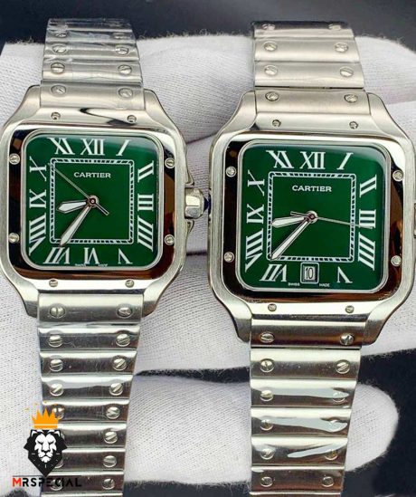 ساعت مچی ست زنانه و مردانه کارتیه سانتوز اتومات Cartier SANTOS 01920