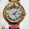ساعت زنانه کارتیه مدل بالن بلو بند استیل رزگلد صفحه سفید cartier ballon bleu 020908