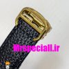ساعت کارتیه مردانه مدل تانک بند چرم قاب طلایی صفحه سفید Cartier Tank 020700