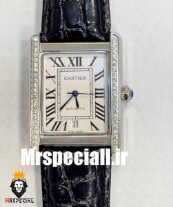 ساعت مچی مردانه کارتیه مدل تانک اتوماتیک Cartier Tank Diamond 020604