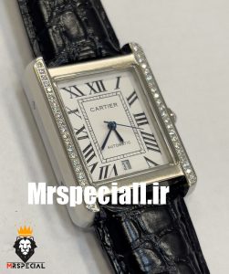 ساعت مچی مردانه کارتیه مدل تانک اتوماتیک Cartier Tank Diamond 020604