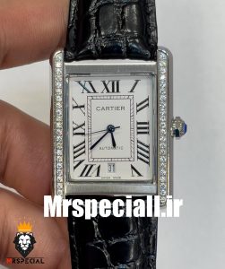 ساعت مچی مردانه کارتیه مدل تانک اتوماتیک Cartier Tank Diamond 020604