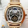 ساعت مردانه کارتیه رزگلد صفحه اسکلتون cartier automatic 7532