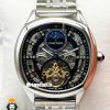 ساعت مردانه کارتیه صفحه اسکلتون cartier automatic 020400