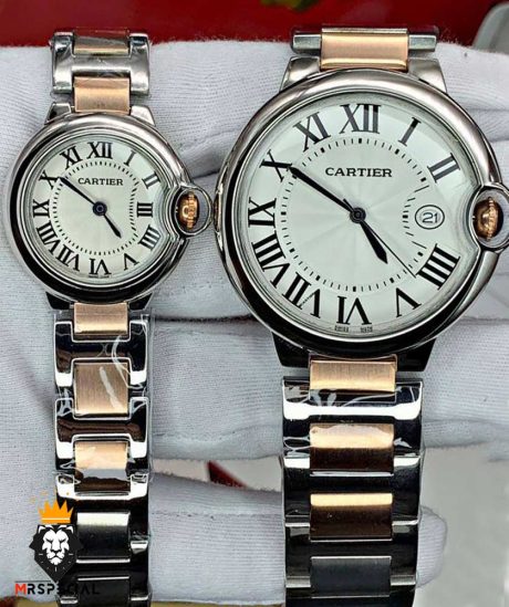 ساعت مچی ست زنانه و مردانه کارتیه بالن بلو 01915 Cartier Ballon Bleu