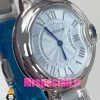 ساعت زنانه کارتیه مدل بالن بلو بند استیل صفحه تیفانی cartier ballon bleu 020912