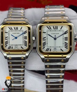 ساعتمچی ست زنانه و مردانه کارتیه سانتوز اتومات Cartier SANTOS 01924