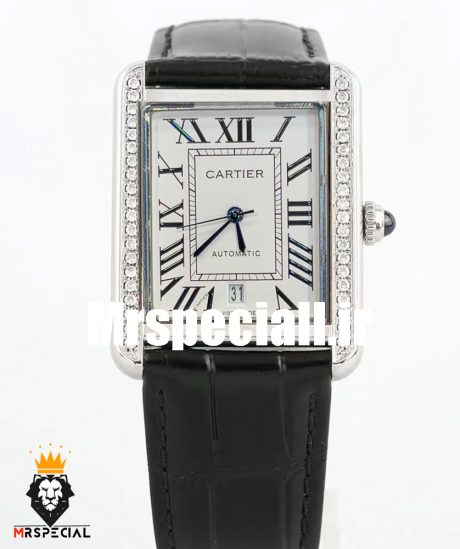 ساعت مچی مردانه کارتیه مدل تانک اتوماتیک Cartier Tank Diamond 020604