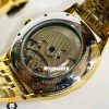 ساعت مچی مردانه کارتیه طلایی صفحه اسکلتون اتوماتیک cartier automatic 7532
