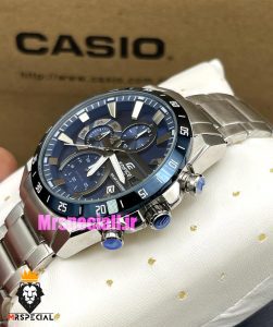 ساعت کاسیو ادیفایس مردانه کرنوگراف استیل صفحه ابی Casio Edifice 021411