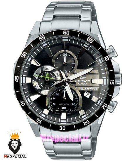 ساعت کاسیو ادیفایس مردانه کرنوگراف استیل صفحه مشکی Casio Edifice 021413