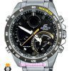 ساعت کاسیو ادیفایس مردانه کرنوگراف استیل صفحه مشکی Casio Edifice ecb-900 021414