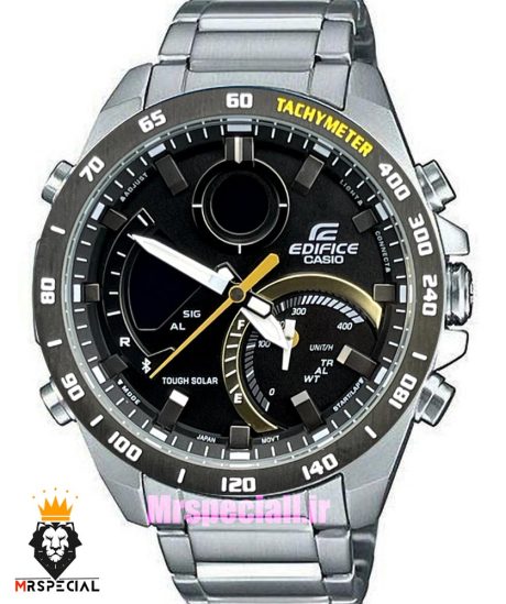 ساعت کاسیو ادیفایس مردانه کرنوگراف استیل صفحه مشکی Casio Edifice ecb-900 021414